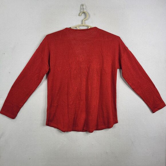 Soft Surroundings Valentina Sweater Top Womens Large Zip Long Sleeve Lightweight - Picture 12 of 15